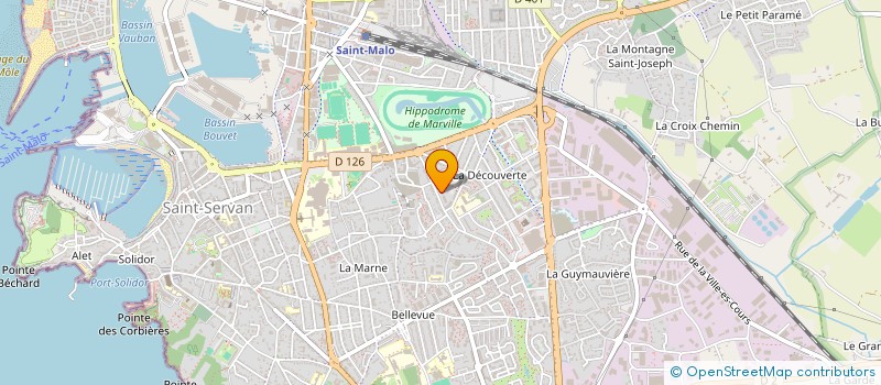 localisation de l'entreprise MONSIEUR NICOLAS LE BOUDEC  SAINT-MALO