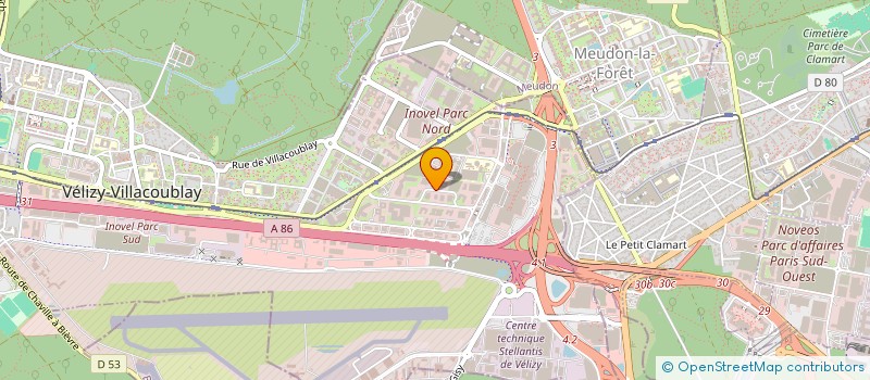 localisation de l'entreprise MONSIEUR NICOLAS LE BOURHIS  VELIZY-VILLACOUBLAY