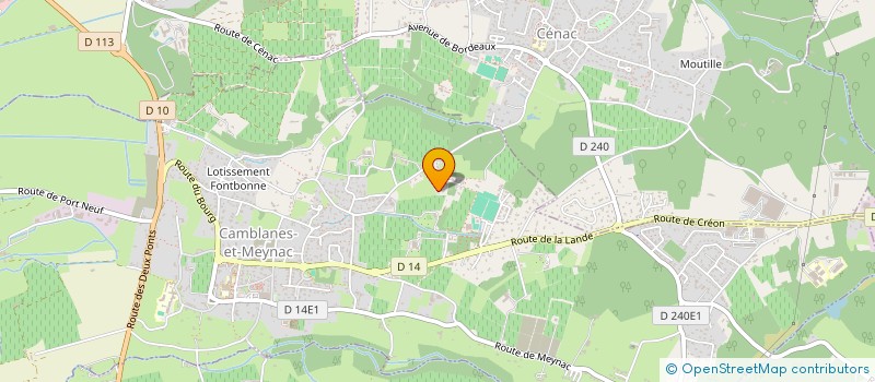 localisation de l'entreprise MONSIEUR NICOLAS LE CALVEZ  CAMBLANES-ET-MEYNAC