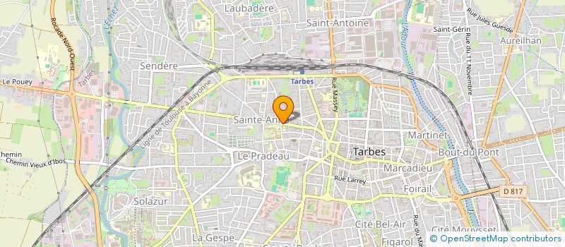 localisation de l'entreprise MONSIEUR NICOLAS LE CAR  TARBES