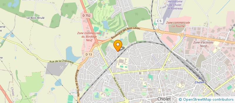 localisation de l'entreprise MONSIEUR NICOLAS LE CLEAC'H à CHOLET