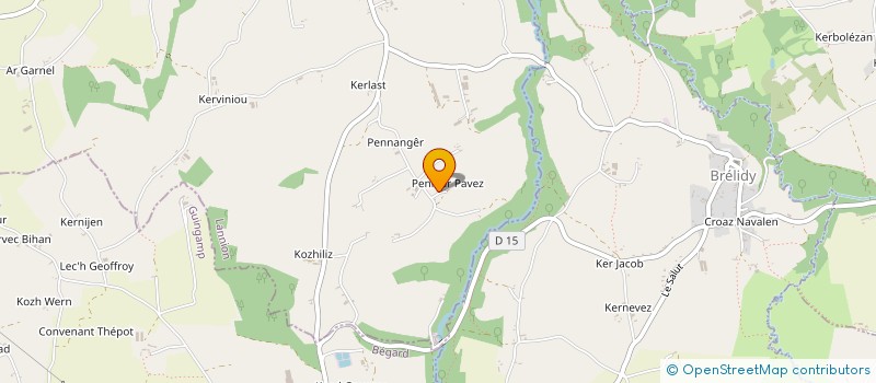 localisation de l'entreprise MONSIEUR NICOLAS LE COURTES  COATASCORN