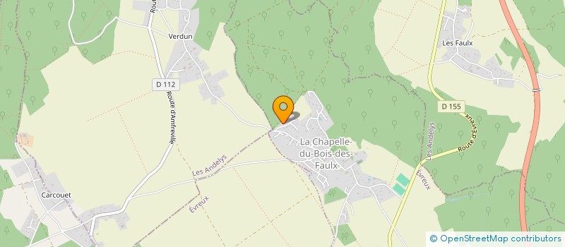 localisation de l'entreprise MONSIEUR NICOLAS LE COUTOUR  LA CHAPELLE-DU-BOIS-DES-FAULX