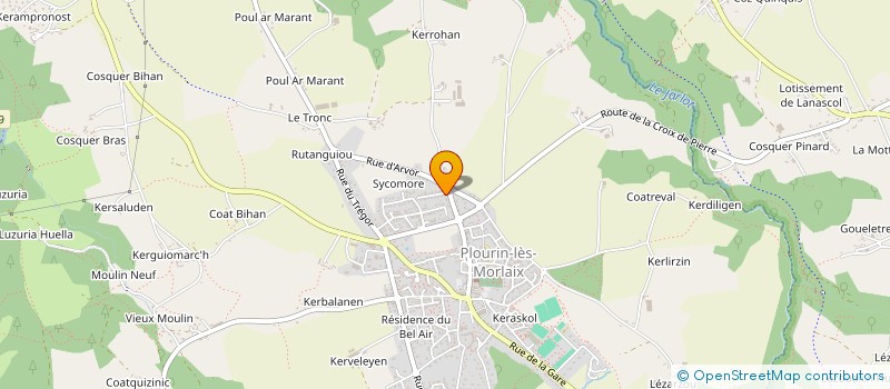 localisation de l'entreprise MONSIEUR NICOLAS LE DOARE  PLOURIN-LES-MORLAIX