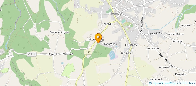 localisation de l'entreprise MONSIEUR NICOLAS LE DOEUFF à PLOUEZEC