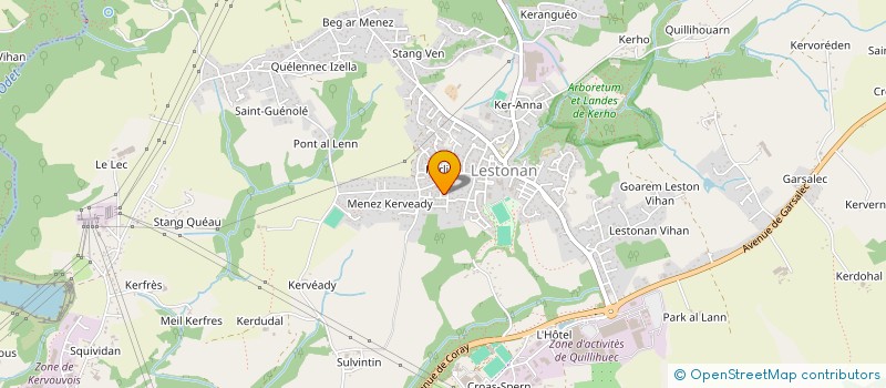 localisation de l'entreprise MONSIEUR NICOLAS LE DRET  ERGUE-GABERIC