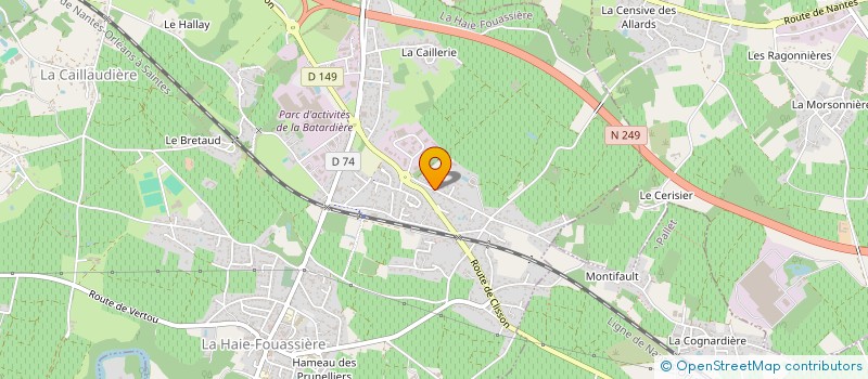 localisation de l'entreprise MONSIEUR NICOLAS LE FESSANT à LA HAIE-FOUASSIERE