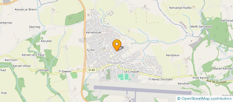 localisation de l'entreprise MONSIEUR NICOLAS LE FLOCH  PLUGUFFAN