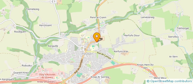 localisation de l'entreprise MONSIEUR NICOLAS LE FUR  LANRIVAIN