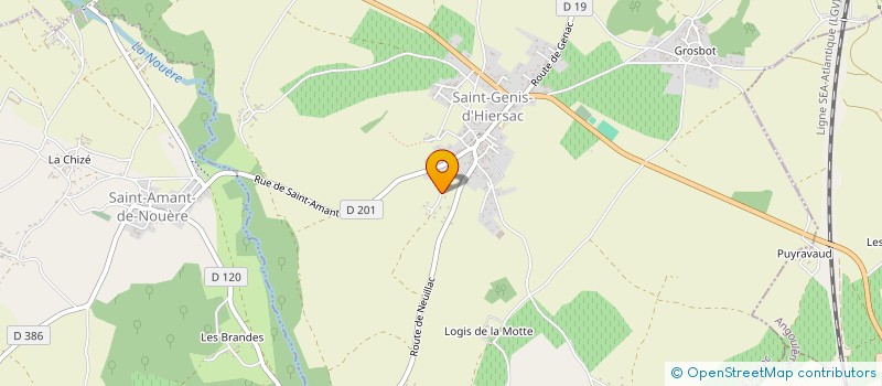 localisation de l'entreprise MONSIEUR NICOLAS LE GALL à SAINT-GENIS-D'HIERSAC
