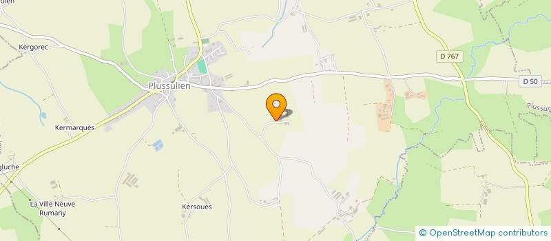 localisation de l'entreprise MONSIEUR NICOLAS LE GALL  PLUSSULIEN