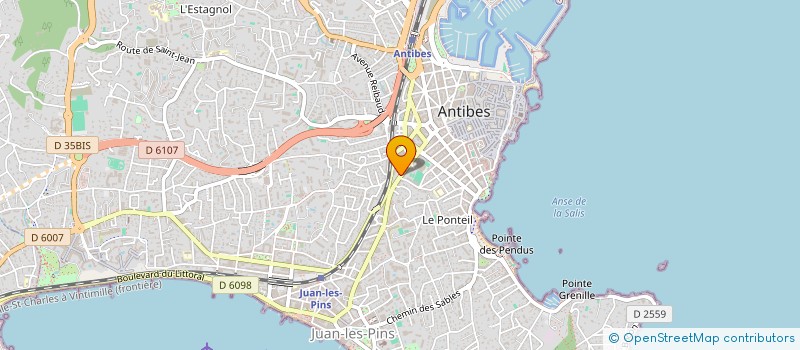 localisation de l'entreprise MONSIEUR NICOLAS LE GOUIL  ANTIBES