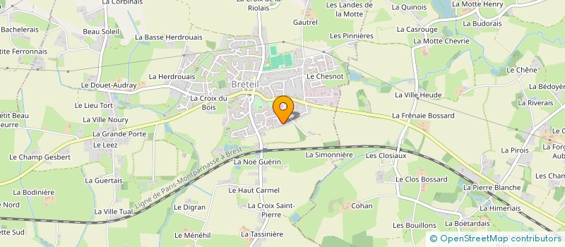 localisation de l'entreprise MONSIEUR NICOLAS LE GRATIET  BRETEIL