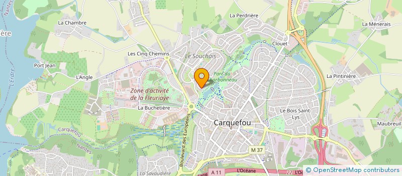 localisation de l'entreprise MONSIEUR NICOLAS LE GUERN  CARQUEFOU