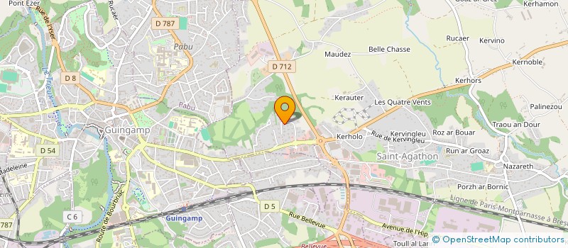 localisation de l'entreprise MONSIEUR NICOLAS LE GUILLARD  SAINT-AGATHON