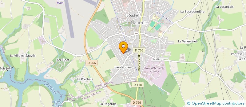 localisation de l'entreprise MONSIEUR NICOLAS LE HERAN  PLEURTUIT