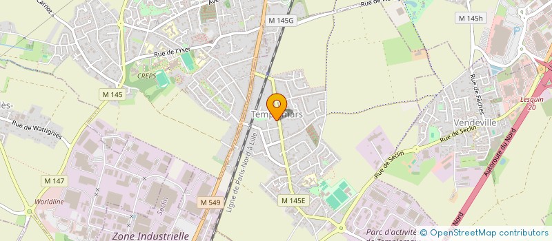 localisation de l'entreprise MONSIEUR NICOLAS LE HIR  TEMPLEMARS