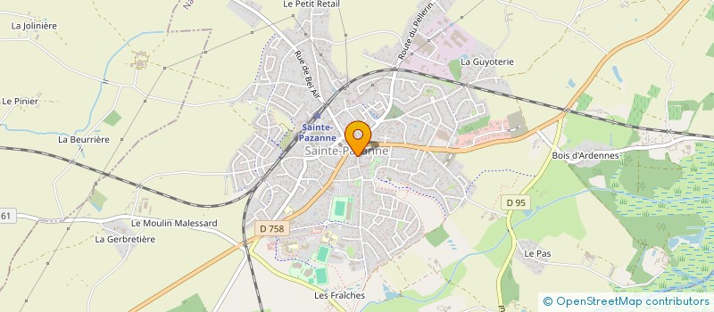 localisation de l'entreprise MONSIEUR NICOLAS LE JOLY  SAINT-MARS-DE-COUTAIS