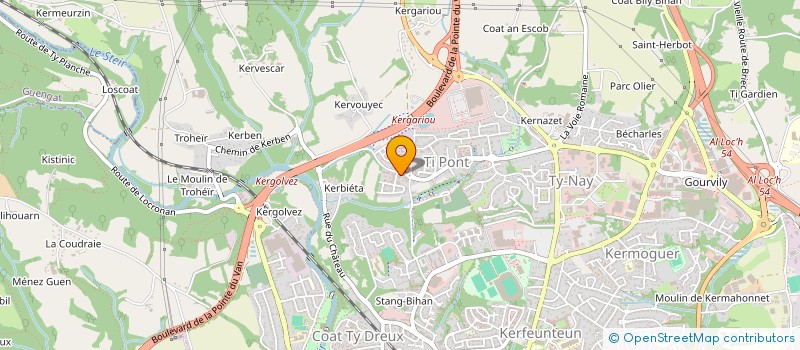 localisation de l'entreprise MONSIEUR NICOLAS LE LAY à QUIMPER