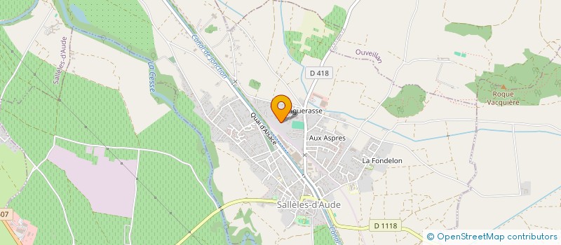 localisation de l'entreprise MONSIEUR NICOLAS LE MAISTRE  SALLELES-D'AUDE