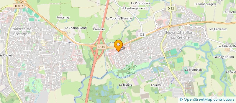 localisation de l'entreprise MONSIEUR NICOLAS LE MAT à NOYAL-CHATILLON-SUR-SEICHE