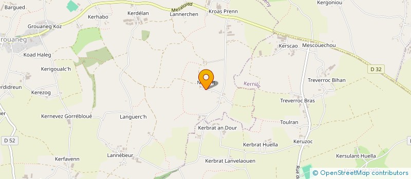 localisation de l'entreprise MONSIEUR NICOLAS LE MENN  PLOUGUERNEAU