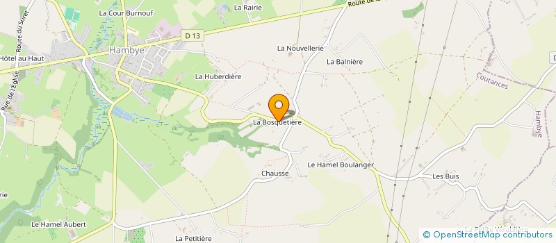 localisation de l'entreprise MONSIEUR NICOLAS LE METAYER  GAVRAY-SUR-SIENNE