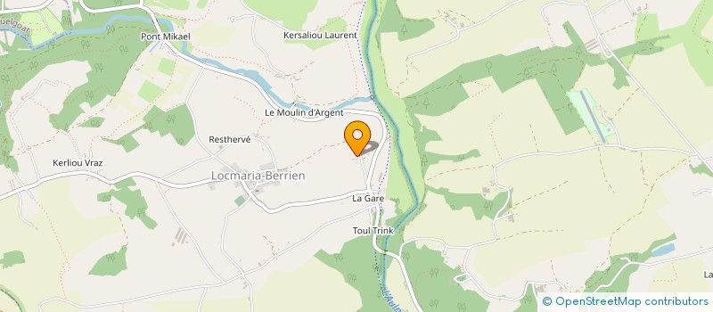 localisation de l'entreprise MONSIEUR NICOLAS LE MOAL à POULLAOUEN