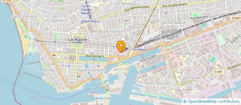 localisation de l'entreprise MONSIEUR NICOLAS LE PAGE  LE HAVRE