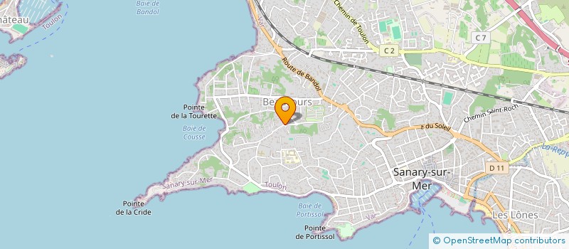 localisation de l'entreprise MONSIEUR NICOLAS LE QUEFFELLEC  SANARY-SUR-MER