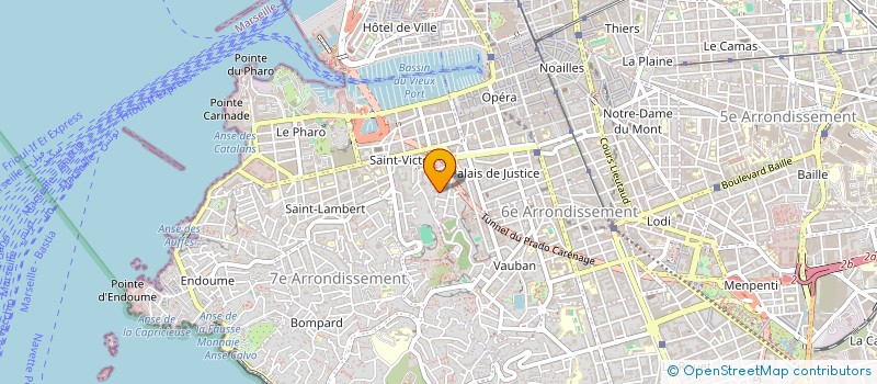 localisation de l'entreprise MONSIEUR NICOLAS LE ROUX  MARSEILLE