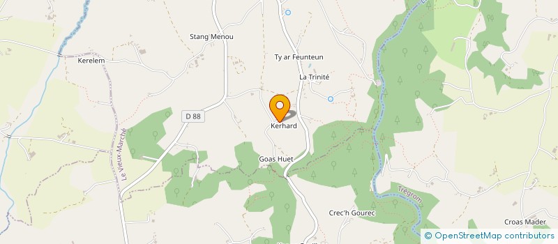 localisation de l'entreprise MONSIEUR NICOLAS LE TERRIEN  LE VIEUX-MARCHE