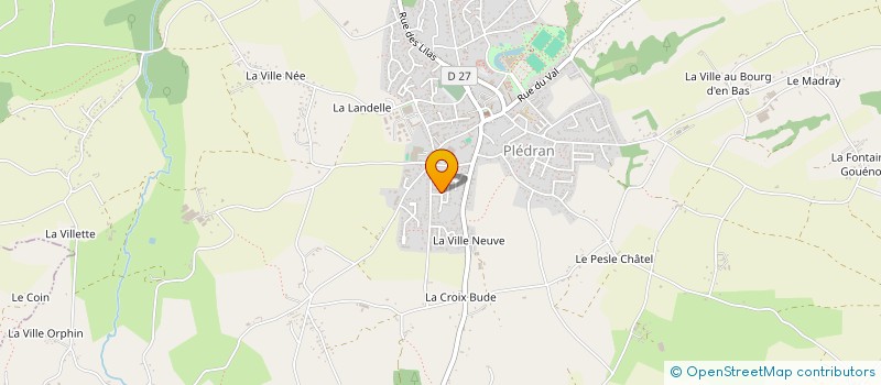 localisation de l'entreprise MONSIEUR NICOLAS LE VACON à PLEDRAN