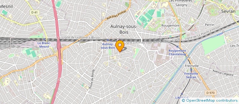 localisation de l'entreprise MONSIEUR NICOLAS LEANDRE à AULNAY-SOUS-BOIS