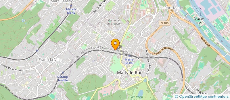 localisation de l'entreprise MONSIEUR NICOLAS LEANDRI  MARLY-LE-ROI
