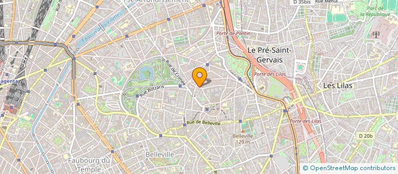 localisation de l'entreprise MONSIEUR NICOLAS LEBLANC  PARIS