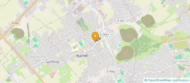 localisation de l'entreprise MONSIEUR NICOLAS LEBLANC  AUCHEL