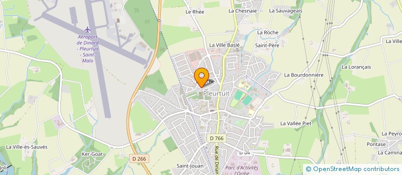 localisation de l'entreprise MONSIEUR NICOLAS LEBLAY  PLEURTUIT