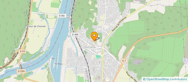 localisation de l'entreprise MONSIEUR NICOLAS LEBOUBE  DONZERE