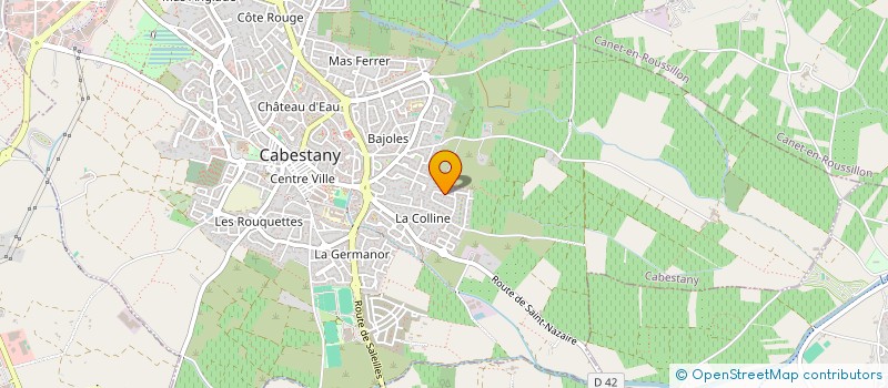 localisation de l'entreprise MONSIEUR NICOLAS LEBOUCHER à CABESTANY