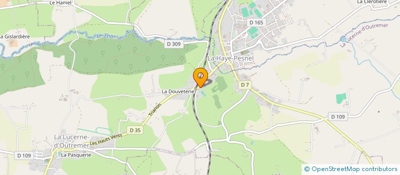 localisation de l'entreprise MONSIEUR NICOLAS LEBOURGEOIS  LA LUCERNE-D'OUTREMER