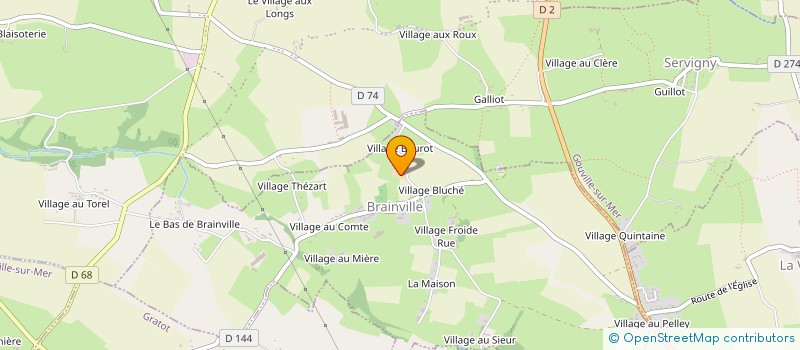 localisation de l'entreprise MONSIEUR NICOLAS LEBOUTEILLER  BRAINVILLE