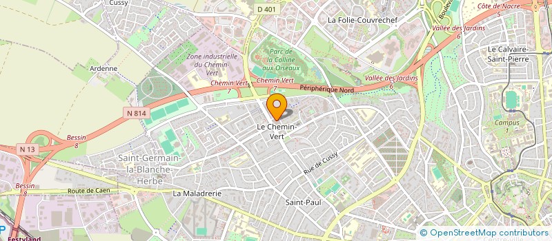 localisation de l'entreprise MONSIEUR NICOLAS LEBRUN à CAEN