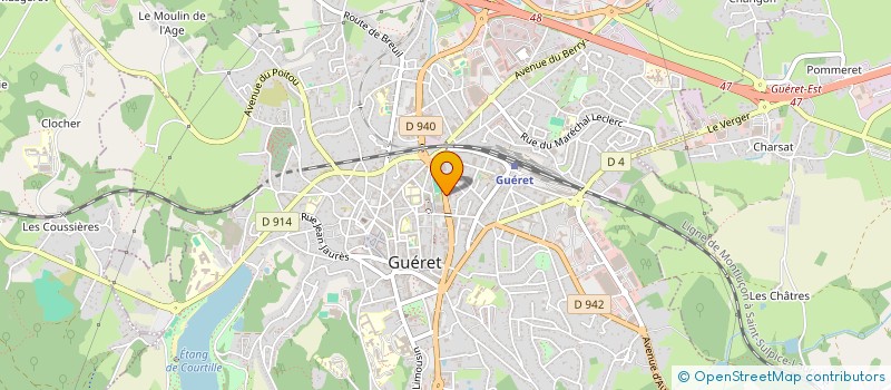 localisation de l'entreprise MONSIEUR NICOLAS LEBRUN  CHAILLEVETTE