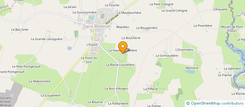 localisation de l'entreprise MONSIEUR NICOLAS LEBRUN  SAINT-M'HERVE