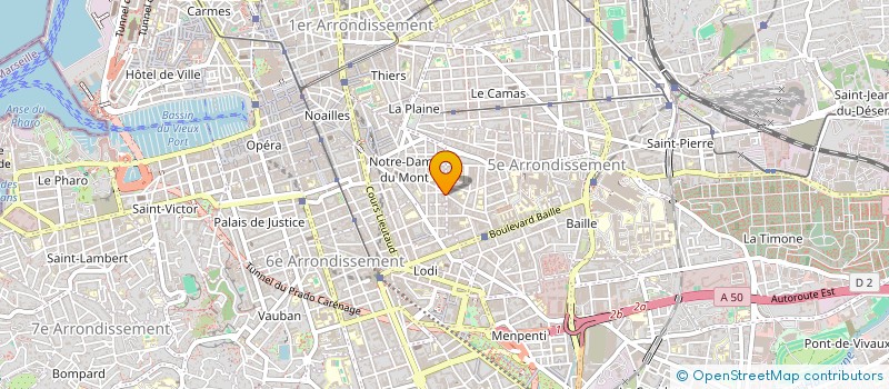 localisation de l'entreprise MONSIEUR NICOLAS LECAMUS à MARSEILLE