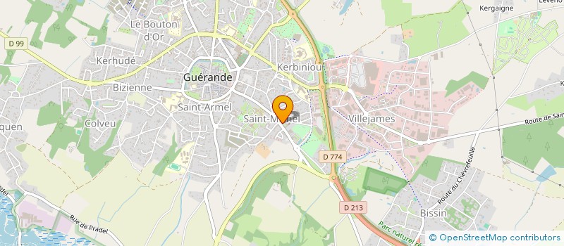 localisation de l'entreprise MONSIEUR NICOLAS LECHENE  GUERANDE