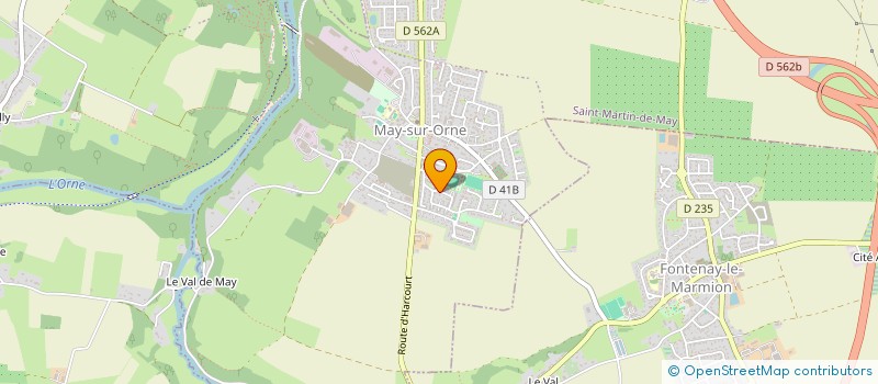 localisation de l'entreprise MONSIEUR NICOLAS LECHEVALLIER  MAY-SUR-ORNE