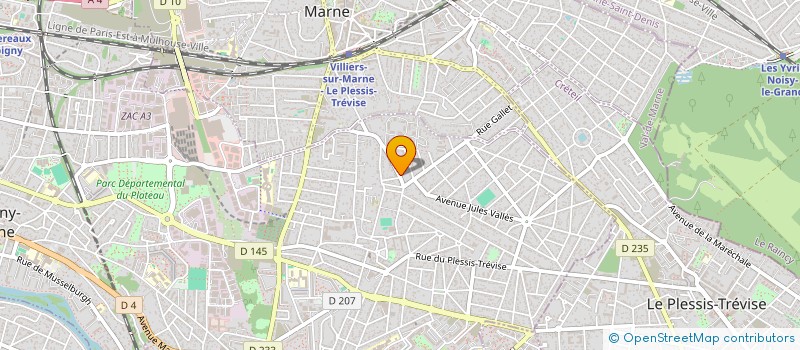 localisation de l'entreprise MONSIEUR NICOLAS LECLERC  CHAMPIGNY-SUR-MARNE