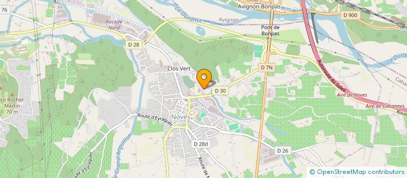 localisation de l'entreprise MONSIEUR NICOLAS LECLERCQ  NOVES